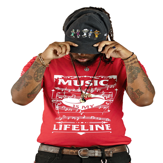 MUSIC IS MY LIFELINE (RED)